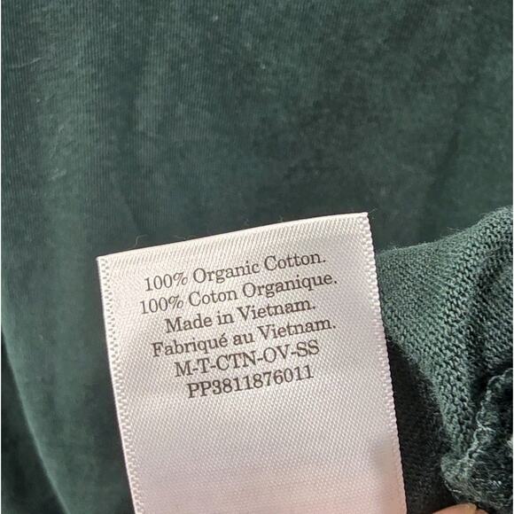 Everlane T Shirt Mens Medium Green Short Sleeve Crew Organic Cotton Premium - Picture 11 of 12